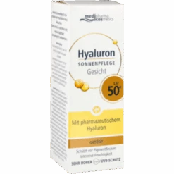 HYALURON SONNENPFLEGE Gesicht Creme LSF 50+ Getönt